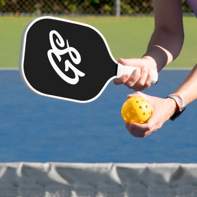 Raquette De Pickleball Pagaie de Pickleball personnalisée avec initiales  (Insitu)