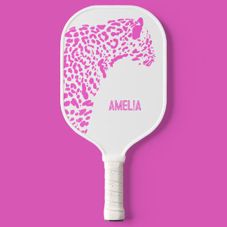 Raquette De Pickleball Pagaie de Pickleball Personnalisée Pink Jaguar