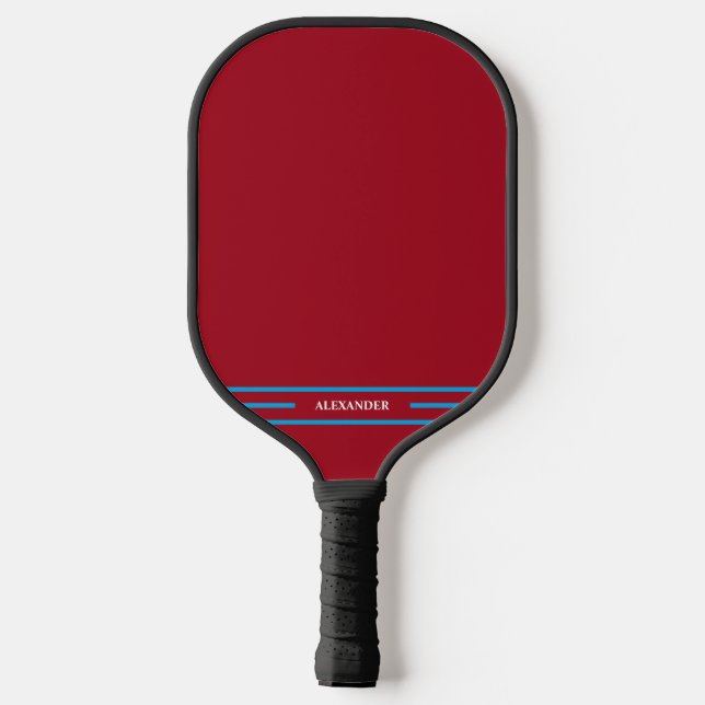 Raquette De Pickleball Pagaie de Pickleball Personnalisée Rouge (Verso)