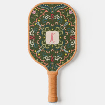 Pagaie de Pickleball Retro Preppy personnalisée