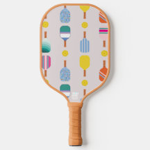 Pagaie De Pickleball Rose Et Lumineux Moderne