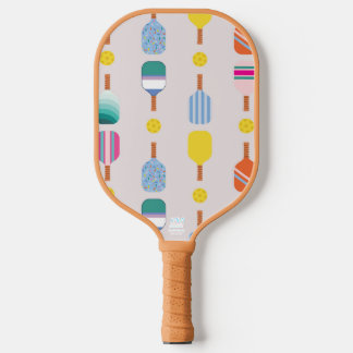 Raquette De Pickleball Pagaie De Pickleball Rose Et Lumineux Moderne