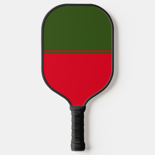 Raquette De Pickleball Pagaie de Pickleball Vert & Rouge (Recto)