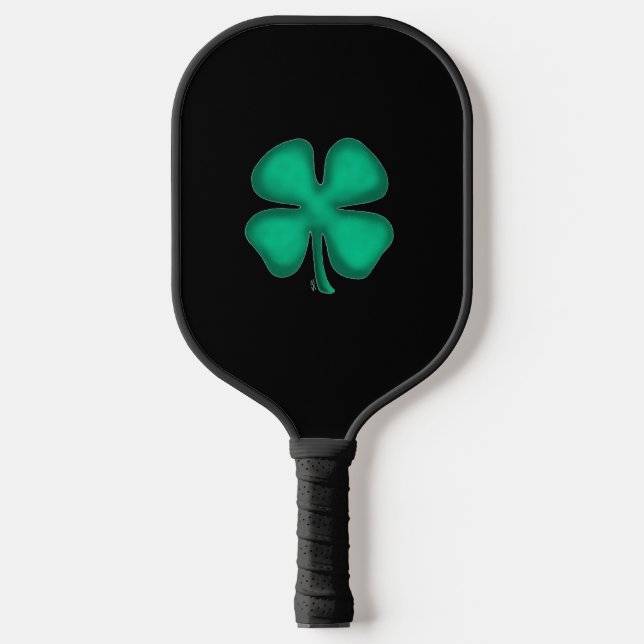 Raquette De Pickleball Pagaie irlandaise noire (Recto)
