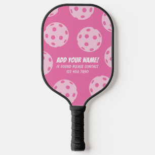Raquette De Pickleball Pagaie Motif Pickleball Pink Light