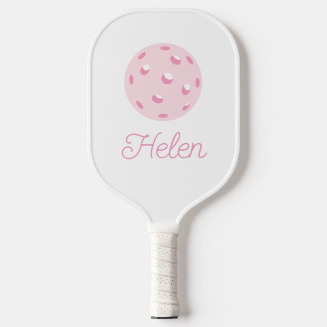 Raquette De Pickleball Pagaie personnalisée Pickleball Rose (Recto)