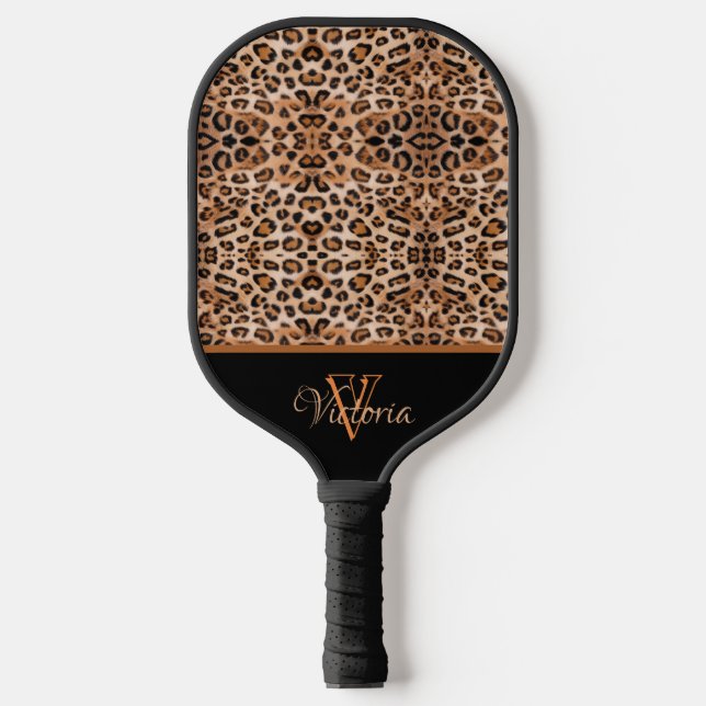Raquette De Pickleball Pagaies de Pickleball Leopard de style sauvage (Recto)