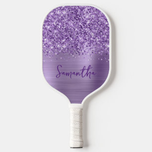 Raquette De Pickleball Pailleté Glam Royal Violet Nom