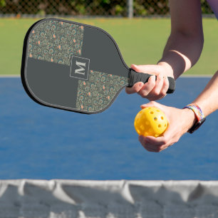 Raquette De Pickleball Paisley Monogramme Pickleball Paddle