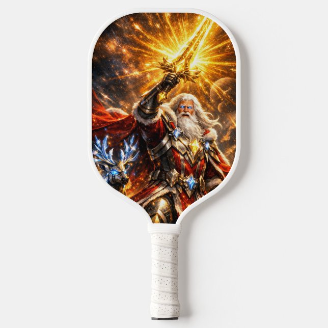 Raquette De Pickleball Paladin céleste de la Lumière Éternelle (“A guardian born of stars and courage.”)