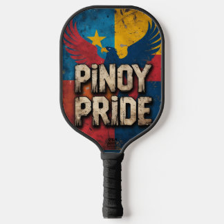 Raquette De Pickleball Palette de pickleball Drapeau Vintage Fierté Pinoy