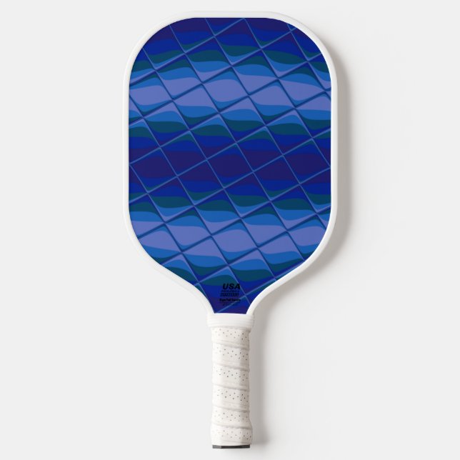 Raquette De Pickleball palette indigo (Recto)