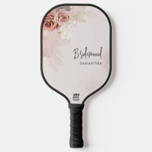 Raquette De Pickleball Pampas Grass Terracotta Mariage Bridesmaid Custom