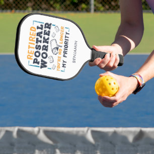 Raquette De Pickleball Papi facteur retraité travailleur postal