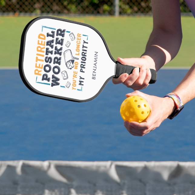 Raquette De Pickleball Papi facteur retraité travailleur postal (Insitu)