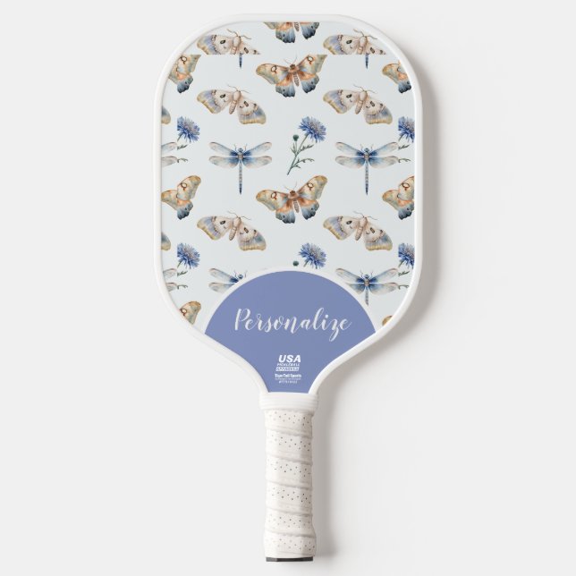 Raquette De Pickleball Papillon Dragonfly Dainty Jolie Officiel USA (Recto)