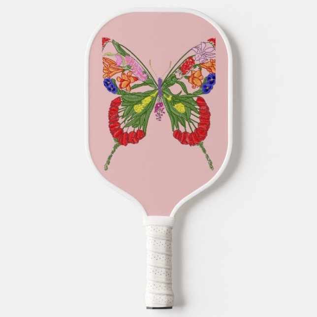 Raquette De Pickleball Papillon rose (Recto)