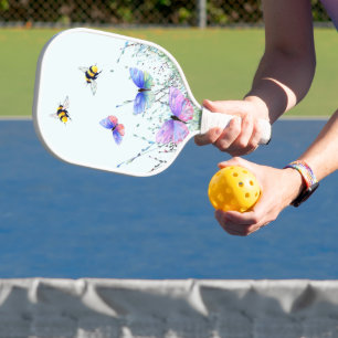 Raquette De Pickleball Papillons et abeilles piloter Pickleball Paddle