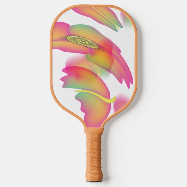 Raquette De Pickleball Papillons & Fleurs (Recto)