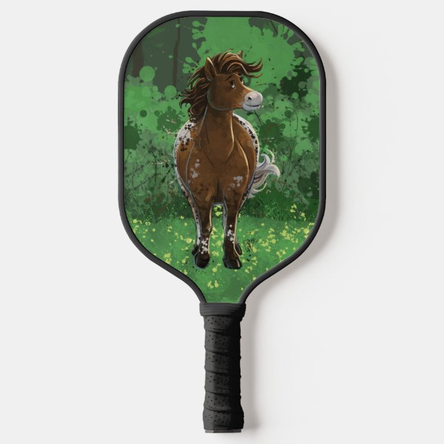 Raquette De Pickleball Parade animalière Apaloosa Horse Pickleball Paddle (Recto)