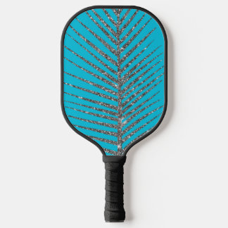 Raquette De Pickleball Parties scintillant bleu Aqua étincelante