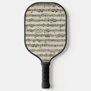 Raquette De Pickleball Partition sur papier Vintage