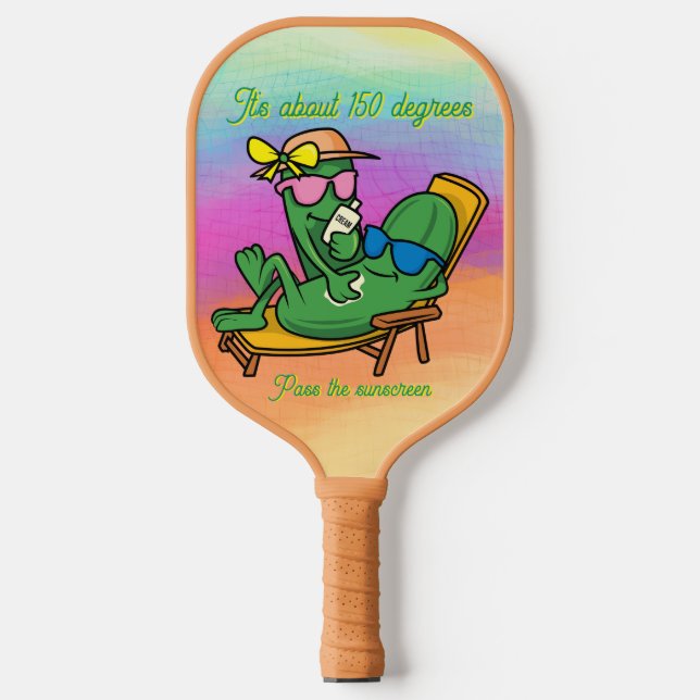 Raquette De Pickleball Passer l'écran solaire (Recto)