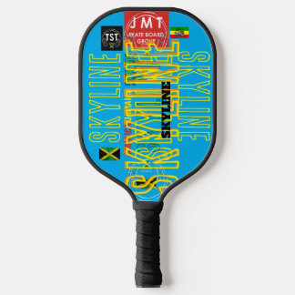 RAQUETTE DE PICKLEBALL PAYSAGE URBAIN DE LA JAMAÏQUE JMT PRO SKATEBOARDS