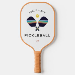 Raquette De Pickleball Peace Love Pickleball Custom Pickleball Paddle