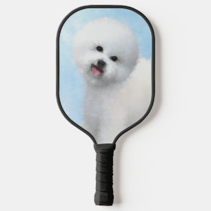 Raquette De Pickleball Peinture Bichon Frise - Cute Original Chien Art