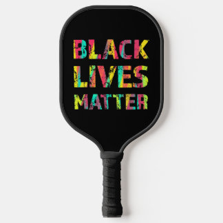 Raquette De Pickleball Peinture Black Lives Matter 01 Couleur modifiable