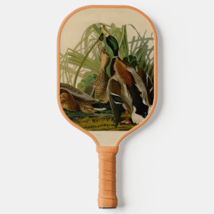 Raquette De Pickleball Peinture d'oiseaux de Mallard Duck Audubon