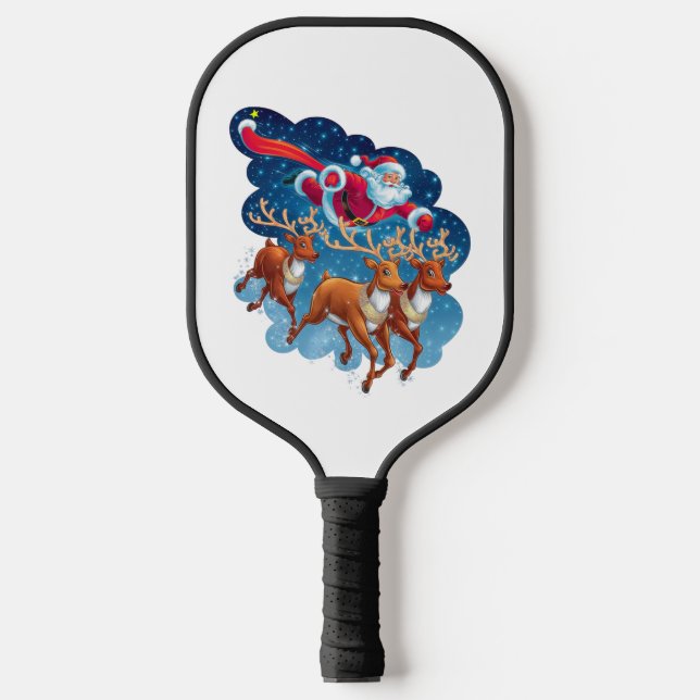 Raquette De Pickleball Père Noël Sleigh Adventure (Recto)