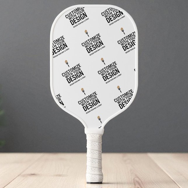 Raquette De Pickleball Personalized Company Branded Custom Minimalist  (Créateur téléchargé)