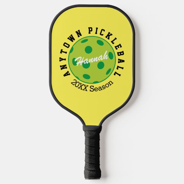Raquette De Pickleball PERSONALIZED Pickleball Yellow (Recto)
