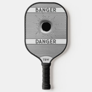 Raquette De Pickleball Personnalisé Banger Danger Argent