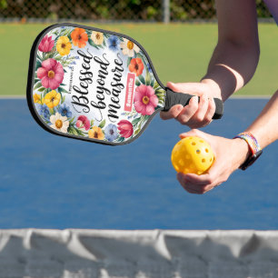 Raquette De Pickleball Personnalisé Béni au-delà de la mesure Christian