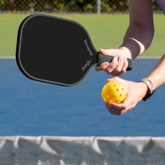Raquette De Pickleball Personnalisé tout noir