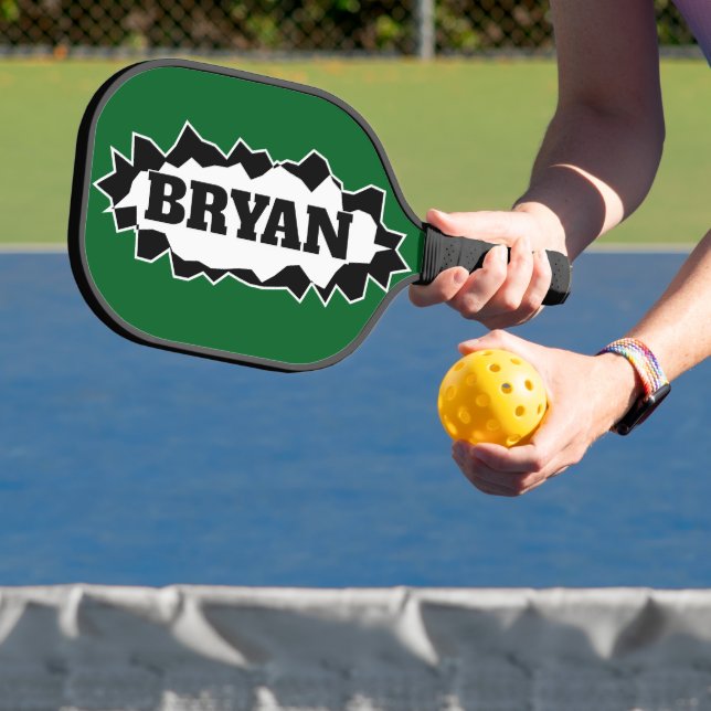 Raquette de pickleball personnalisée avec nom pers (Insitu)