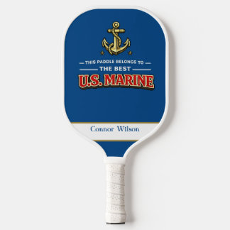 Raquette de Pickleball personnalisée de l'US Marin