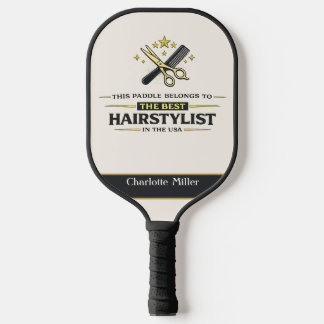 Raquette de Pickleball Personnalisée pour Coiffeur