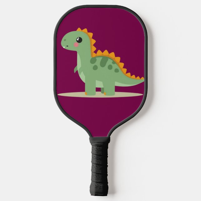 Raquette De Pickleball petit dinosaure mignon (Verso)