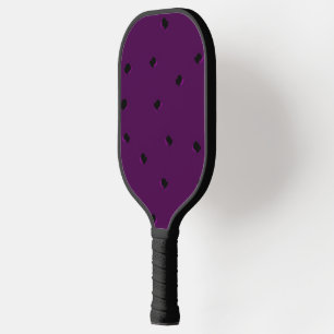 Raquette De Pickleball Petits trous noirs sur le violet