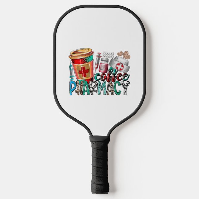 Raquette De Pickleball Pharmacie café (Recto)