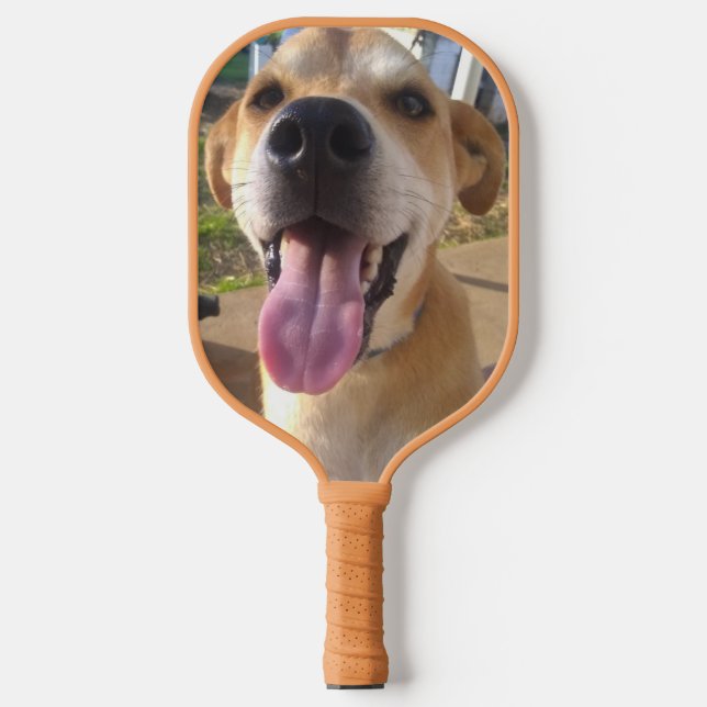 Raquette De Pickleball Photo de chien personnalisée (Recto)