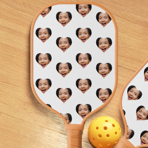 Raquette De Pickleball Photo de cœur Cadeau de farce drôle Saint-Valentin