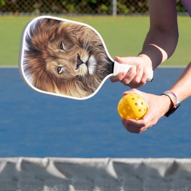 Raquette De Pickleball Photo de la tête du lion (Insitu)