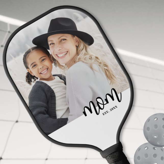 Raquette De Pickleball Photo de maman (Mom Established Mother's Day Gift Carbon Fiber Pickleball Paddle)