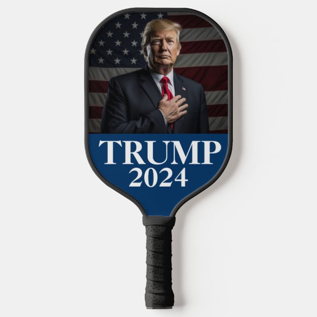 Raquette De Pickleball Photo Donald Trump - Trump 2024 Garder l'Amérique  (Recto)
