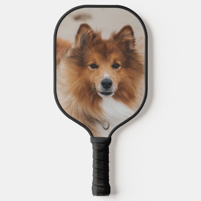 Raquette De Pickleball Photo personnalisée pour chien de compagnie (Recto)